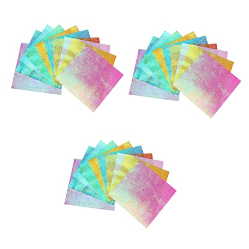 SEWOART 150 Stk Farbiges Papier Glitzerndes Quadratisches Faltpapier Zum Basteln Farbpapier Für Kinder Einfaches Geschenkpapier Origami-papier Falten Papierhandwerk Glitzerndes Papier von SEWOART