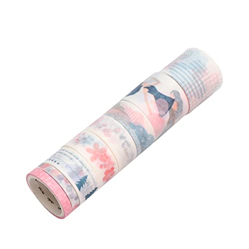 SEWOART 16 Rollen Terminplaner Aufkleber Washi Papierband Scrapbook Klebeband Scrapbooking Aufkleber Scrapbooking Klebeband Abziehbilder Verpackungsband Dekoratives Bastelband von SEWOART