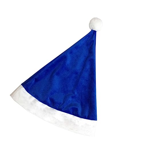 SEWOART 1stk Weihnachtsmütze Weihnachtsstrickmütze Weihnachtsmann-kostüm Dekoration Für Weihnachten Weihnachtsstirnbänder Weihnachtsdekorationen Santa Schlüssel Weihnachtsgirlande Blue von SEWOART