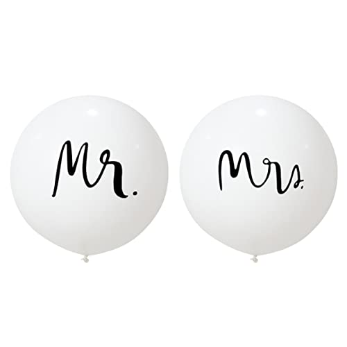 SEWOART 2 Stück 36 Hochzeit Latexballon Braune Luftballons mit Kuhdruck schmücken Ballballons Ballons für Ballontiere hochzeitsballons hochzeitsluftballons ballonie Party-Latexballon Weiß von SEWOART