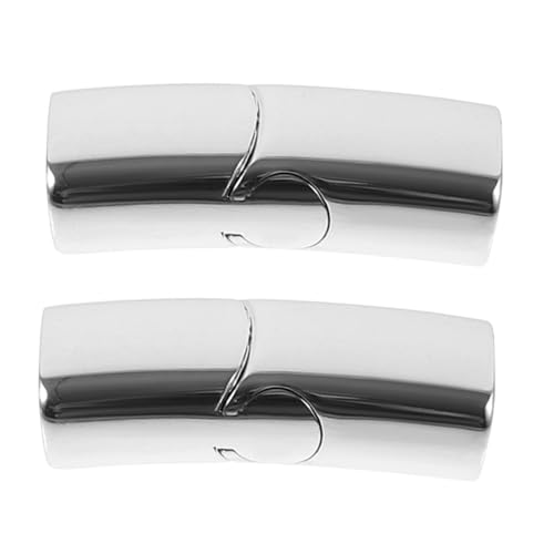 SEWOART 2 Stück Magnetschnalle Armbandzubehör Magnetverschluss Verbinder Schmuckverschluss Magnet Schmuckverbinder Armbandschnallen Magnetische Schmuckverschlüsse Edelstahl Silber SEWOART 2 Stück Magnetschnalle Armbandzubehör Magnetverschluss Verbinder Schmuckverschluss Magnet Schmuckverbinder Armbandschnallen Magnetische Schmuckverschlüsse Edelstahl Silber von SEWOART