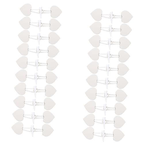 SEWOART 20 Paar Schnalle aus Herzhorn Kleidung wechselt Jackenknöpfe praktische Knebelschnallen buisiness feichtucher beschichten Sie dekorative Knöpfe Knebelverschlüsse Harz Weiß von SEWOART