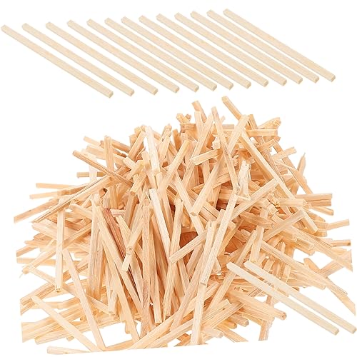 SEWOART 2000pcs Holzhandwerksstätte Holzstangen DIY Bastelhölzernstöcke von SEWOART