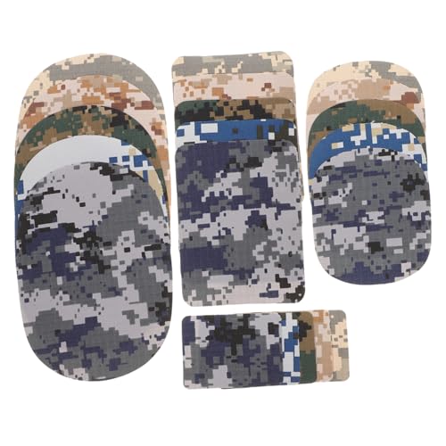 SEWOART 20st Tarnflecken Aufnäher Für Kleidungsstücke Flicken Aufnähen Camouflage-kleidungsflicken Patchapplikation Nähen Kleiderflicken Reparieren Anti-verschleiß-patches Polyester von SEWOART