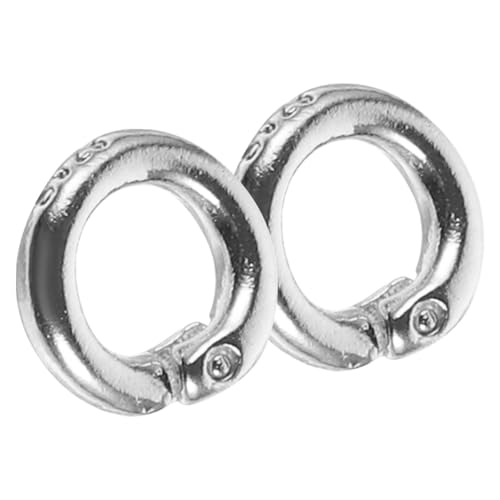 SEWOART 2St Schmuck-Verbindungsring Halskettenverschluss Halskette DIY Spaltring o Ringe silver rings Schmuckherstellungszubehör Loop-Sprungring Biegeringe selber basteln s925 Silber von SEWOART