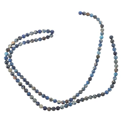 SEWOART 2St Schmuck aus Steinperlen gemstone beads jewelry set Handgefertigter Schmuck Schmuck-Set Perlen Schmuck mehrschichtiger Armreif Perlenkette zartes Armband Kaiserstein Blue von SEWOART