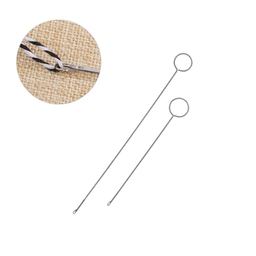 SEWOART 2St Wendehaken Häkelnadel Dreher DIY Nähschlaufenwender Drehwerkzeug Zubehör drahtstäbe kordelgürtel Drahtmaterial crochet needle metallstange Häkelschlaufe Schlauchschleife von SEWOART