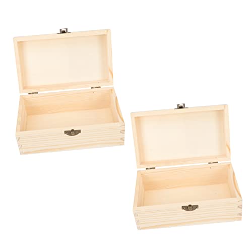 SEWOART 2st Aufbewahrungsboxen Aus Holz Selber Machen Schmuck Organizer Klar Organizer Für Schmuckketten Mini-schatztruhe Handschmuck Aufbewahrungsboxen Für Schmuck Selber Machen Eisen von SEWOART