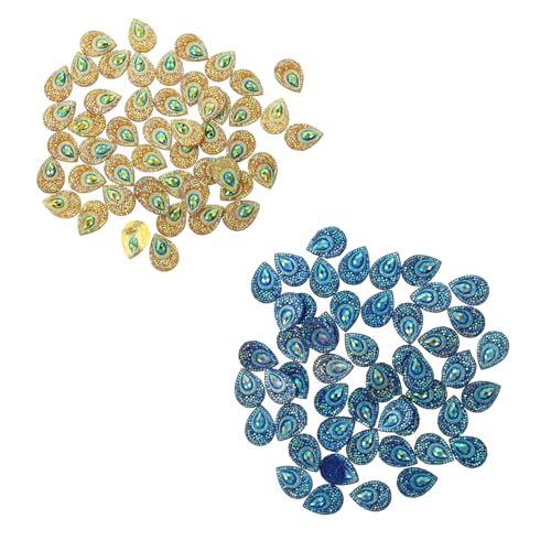 SEWOART 300 Stk Tropfenförmige Strasssteine Strassschmuck Selber Machen Mit Strass Bestickter Aufnäher Stickerei-strass-patch Strass-edelsteine Diy Strass Patches Strass Selber Machen Harz von SEWOART