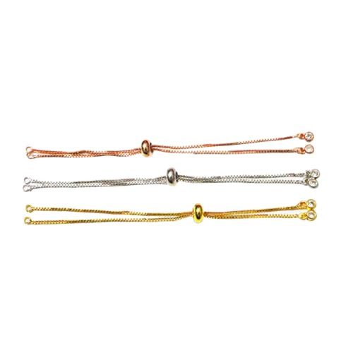 SEWOART 3St Zubehör zur Schmuckherstellung Halskette Verlängerungsband Kettenverlängerung verlängerung für armband Schmuckverlängerungskette verlängerte Ketten für Halsketten DIY-Kette von SEWOART