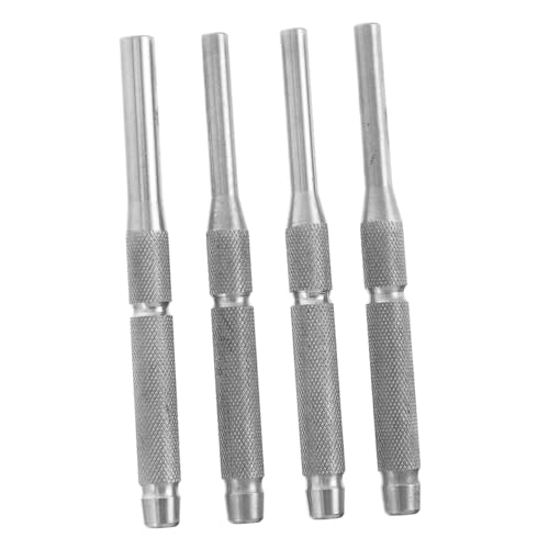 SEWOART 4 Stück Rolle Splinttreiber Runder Locher Professionelles Reparaturwerkzeugset Kit-tools Ansehen Uhr Reparatur Pin Punch Reparaturwerkzeug Entfernen Bausatz Rostfreier Stahl Silver von SEWOART