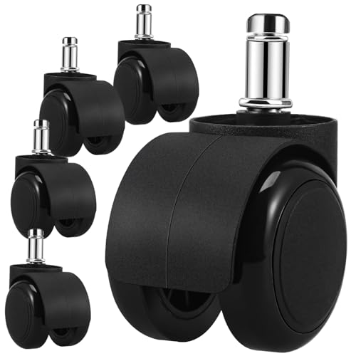 SEWOART 5 Pcs Stuhl Casters Swivel Casters Stuhl Räder Schreibtisch Stuhlräder Ersatzrollen Für Möbelbeine von SEWOART