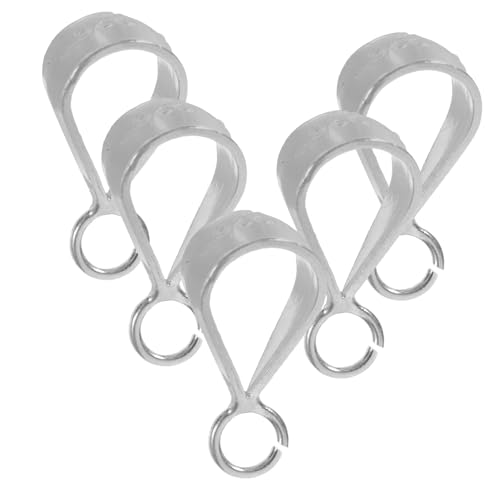 SEWOART 5St Guazi-Taste sicherheitsschloss hand schmuck Klemmclip für Halskette Schmuckverschlüsse und Verschlüsse Schmuckanhänger mit Verbindungsschnallen Bügel für die Schmuckherstellung von SEWOART