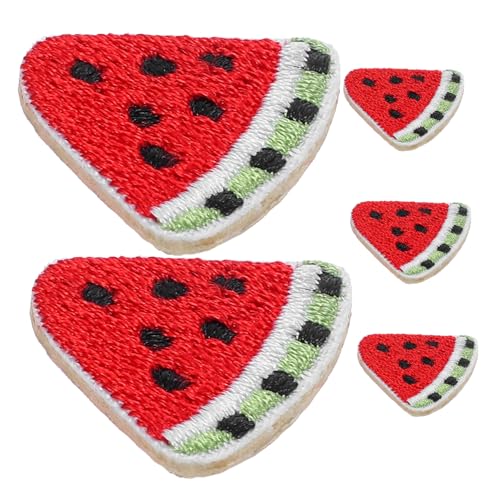 SEWOART 5St Stickaufkleber Flicken zum Nähen von Früchten applikation zum nähen von obst Aufnäher kinderkleider kinderkleidung Basteln Loch füllender Flicken gestickter DIY-Patch Stickgarn von SEWOART