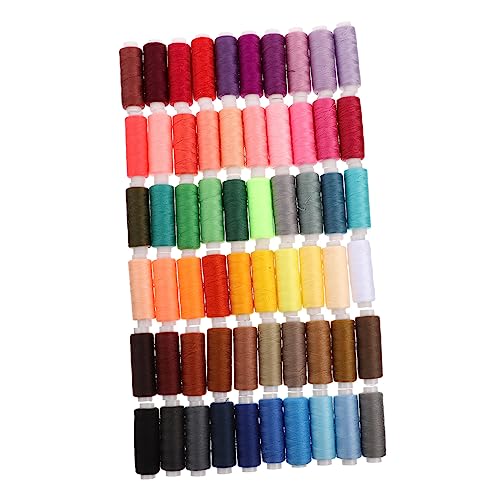 SEWOART 60 Rollen 60 Farben Nähgarn craft handwerkskunst Nähgarn-Set für perfekte Nähte Garn Faden Nähsets für Erwachsene nähmaschine Quiltfäden praktisches Stickgarn Polyester Colorful von SEWOART