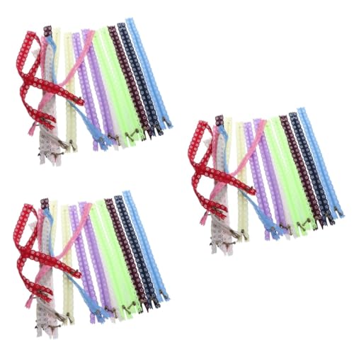 SEWOART 60 Stk Reißverschluss zum Selbermachen Spitzenreißverschlüsse zum Nähen Reißverschlüsse zum Nähen in verschiedenen Farben Reißverschlüsse Spitze selbstgemachter Reißverschluss von SEWOART