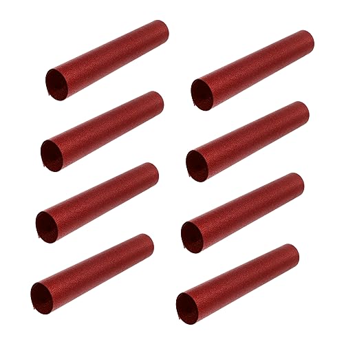 SEWOART 8 Stück Glitzer Thermotransfer Gravur DIY Kleidung Transferfolie Wärmeübertragungsfolie Wärmeübertragung Vinyl Transferpapier Wärmeübertragung Bündel Gravurfolien Rot Pvc von SEWOART