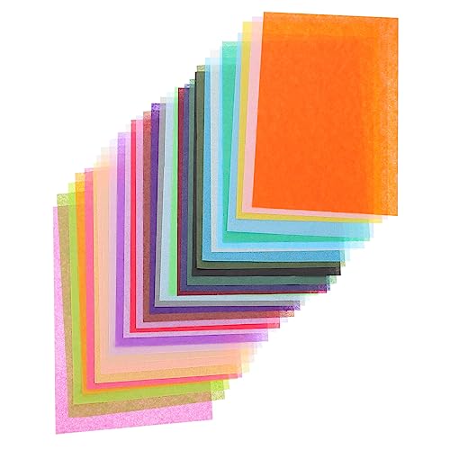 SEWOART A5 Bunte Geschenkpapier Sets Farbiges Seidenpapier Für DIY Geschenkverpackung Und Bastelprojekte Ultra Dünnes Kopierpapier Gemischten Farben von SEWOART