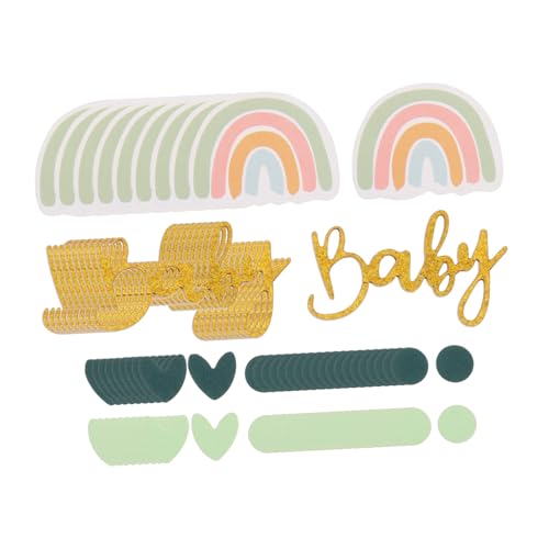 SEWOART Bunte Konfetti Für Babyparty Geschlecht Enthüllung Tischdekorationen Shower Dekorationen Für Neugeborene Farbiges Konfetti Set Für Feiern von SEWOART