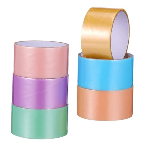 SEWOART Bunte Selbstklebende Ball Tapes 10m Pro Rolle Perlglanz Klebeband Für DIY Bastelprojekte Handwerksbedarf Und Kreative Dekoration von SEWOART