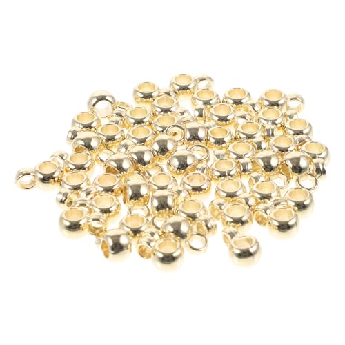 SEWOART Goldene Bail Beads Für Schmuckherstellung Spacer Beads Für Armbänder Und Halsketten DIY Bastelzubehör Für Kreative Schmuckdesigns von SEWOART