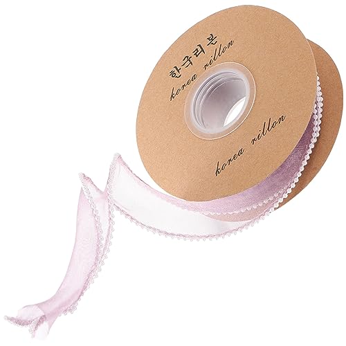 SEWOART Perle Meerjungfrau seidenband ribbon geschenkverpackungen lavendelhonignächte partydeko einschulung Spitzenstoff Dekoration praktisches Geschenkband DIY liefert Plastik Lavender von SEWOART