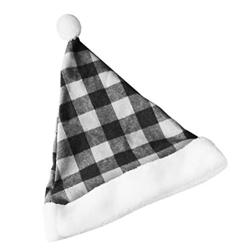 SEWOART Plaid Santa Hut Festliche Hüte Weihnachtsfest Weihnachtsmütze Caps Urlaub Erwachsener Weihnachtsmütze Weihnachtsmann Santa Claus Kostüm Für Männer Klassiker Santa Hat Party von SEWOART