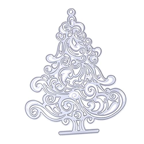 SEWOART Weihnachtssterben DIY Stanzform Stanzteile zum Selbermachen prägen baum stanzformen Kinder DIY Prägeschablone schablonen weihnachtsstanzformen die Vorlagen Kohlenstoffstahl Silver von SEWOART