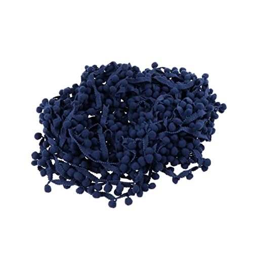 SEWOART ball trimmen Fransenband für Ball Fransenband Quaste Quastenbesatz Kugelfransenband Quastenband dunkelblau dark blue schmuckherstellung Kugel trimmen Quastenkugelbesatz Navy von SEWOART