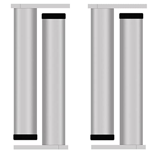 SFNIOKFG 4 x Möbelbeine, DIY-Tischbeine aus Metall, Badezimmerschrankfüße aus Aluminiumlegierung, rund, höhenverstellbar 0–8 mm, für Sofabeine, Couchtischbeine, Bettbeine, Fernsehschrankbei SFNIOKFG 4 x Möbelbeine, DIY-Tischbeine aus Metall, Badezimmerschrankfüße aus Aluminiumlegierung, rund, höhenverstellbar 0–8 mm, für Sofabeine, Couchtischbeine, Bettbeine, Fernsehschrankbei von SFNIOKFG