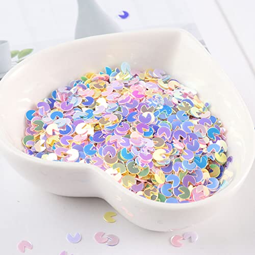 Die Pailletten， 2000PCS glänzend bunte DIY Pailletten Paillette Maniküre Zubehör Nagel Dekoration DIY Material Spangle Nail Art(Mix Color) von SFQEVHRZ