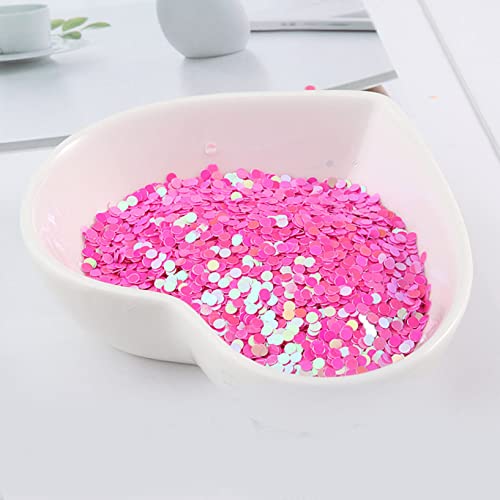 Die Pailletten， 40 g ultradünne punktförmige Pailletten for Nagelkunst, PET, bunte Pailletten, Pailletten, Hochzeit, Basteln, Dekoration, Konfetti(Ab Rose,0.04in) von SFQEVHRZ