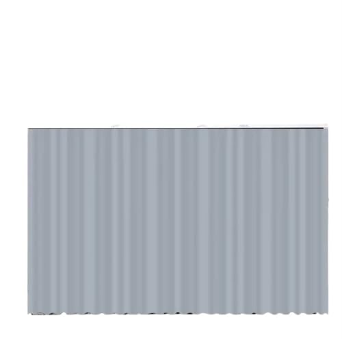 Kabinettvorhänge， 2 Stücke Küchenschrank Vorhang Staubdicht Schrank Kleiderschrank Abdeckung Selbstklebende Kurze Vorhänge Schrank Bücherregale for Bücherregal Regal(Light Gray,W100 x H140cm) von SFQEVHRZ