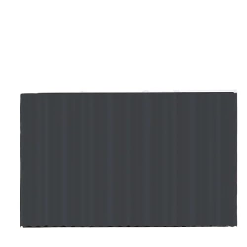 SFQEVHRZ Kabinettvorhänge， 2 Stücke Küchenschrank Vorhang Staubdicht Schrank Kleiderschrank Abdeckung Selbstklebende Kurze Vorhänge Schrank Bücherregale for Bücherregal Regal(Dark Gray,W100 x H140cm) von SFQEVHRZ