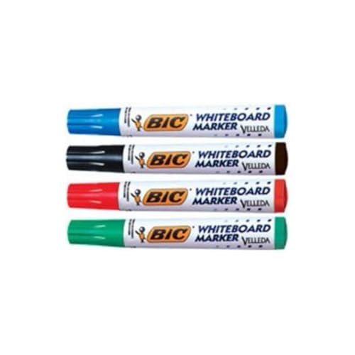 SG Education BIC 170106 Bic Velleda Whiteboard-Marker, Blau, 12 Stück von BIC