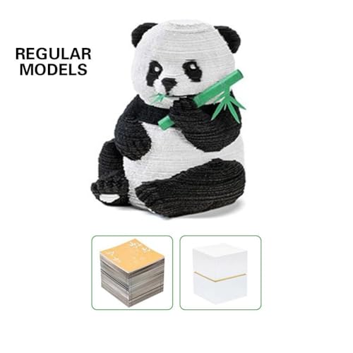 3D dreidimensionales Notizpapier Panda Cartoon handgefertigt Zimmer Schlafzimmer Ornamente Basteln Wohnen Z4e8 Geschenk Modell Kalender von SHANGYU