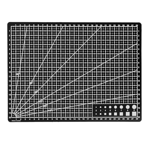 A3 A4 A5 Schneidematte, selbstheilend, Messerbrett, Bastelmodelle, mit Zentimeter- und Winkelskala, selbstheilendes Bastelschneidebrett mit 0,1 cm, für Rollschneider, Bastelmesser, Papiermesser (A4, von SHANGYU