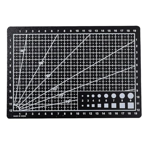 A3 A4 A5 Schneidematte, selbstheilend, Messerbrett, Bastelmodelle, mit Zentimeter- und Winkelskala, selbstheilendes Bastelschneidebrett mit 0,1 cm, für Rollschneider, Bastelmesser, Papiermesser (A5, von SHANGYU