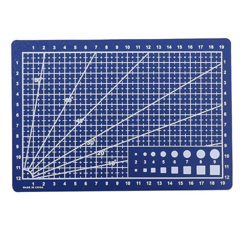 A3 A4 A5 Schneidematte, selbstheilend, Messerbrett, Bastelmodelle, mit Zentimeter- und Winkelskala, selbstheilendes Bastelschneidebrett mit 0,1 cm, für Rollschneider, Bastelmesser, Papiermesser (A5, von SHANGYU