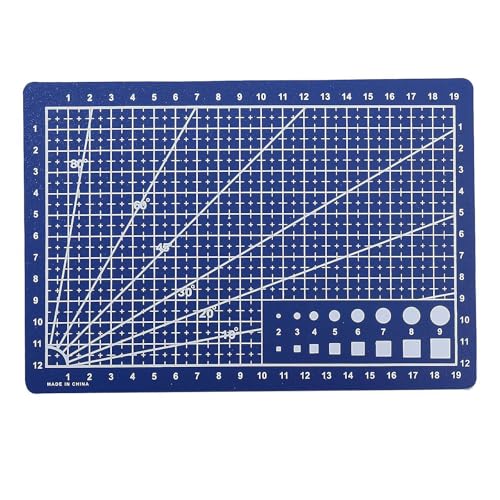 A3 A4 A5 Schneidematte, selbstheilend, Messerbrett, Bastelmodelle, mit Zentimeter- und Winkelskala, selbstheilendes Bastelschneidebrett mit 0,1 cm, für Rollschneider, Bastelmesser, Papiermesser (A5, A3 A4 A5 Schneidematte, selbstheilend, Messerbrett, Bastelmodelle, mit Zentimeter- und Winkelskala, selbstheilendes Bastelschneidebrett mit 0,1 cm, für Rollschneider, Bastelmesser, Papiermesser (A5, von SHANGYU