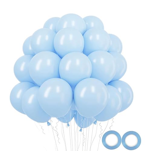 SHANGYU Weiße Luftballons, 30,5 cm, Latex-Luftballons, mattweiße Luftballons für Geburtstag, Babyparty, Jahrestag, Hochzeit, Partyzubehör, Girlande, Bogendekoration, Geburtstagsfeier, Abschlussfeier, von SHANGYU