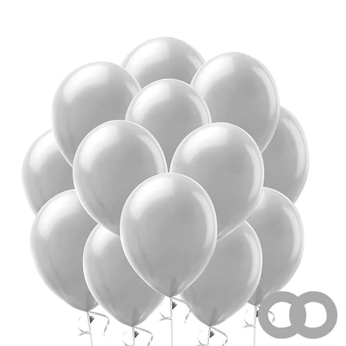 Weiße Luftballons, 30,5 cm, Latex-Luftballons, mattweiße Luftballons für Geburtstag, Babyparty, Jahrestag, Hochzeit, Partyzubehör, Girlande, Bogendekoration, Geburtstagsfeier, Abschlussfeier, von SHANGYU