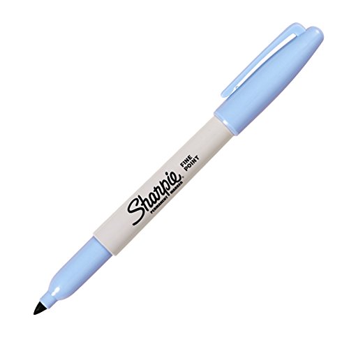 Dymo Fine Blue Permanent Marker – Permanent Markers (Blue, Blue, Grey, Plastic) von SHARPIE