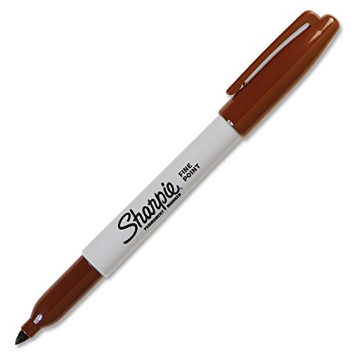 Dymo Fine Brown Permanent Marker – Permanent Markers (Brown, Brown, Grey, Plastic) von SHARPIE