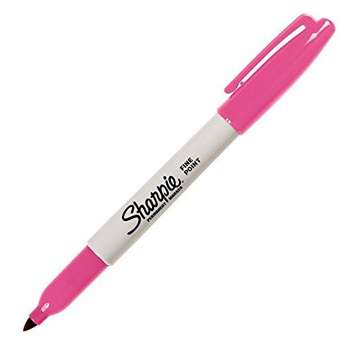 SHARPIE Fine Point Permanent-Marker, Rosa, feine Spitze, Permanent-Marker (Rosa, feine Spitze, mehrfarbig, Metall, Papier, Kunststoff, AP) von SHARPIE