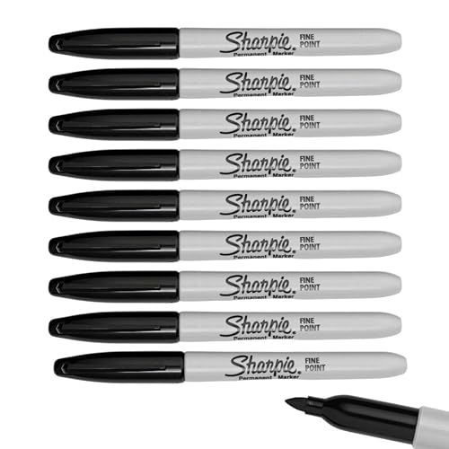 Sharpie 9 x Permanent-Marker, feine Spitze, lose Packung von SHARPIE