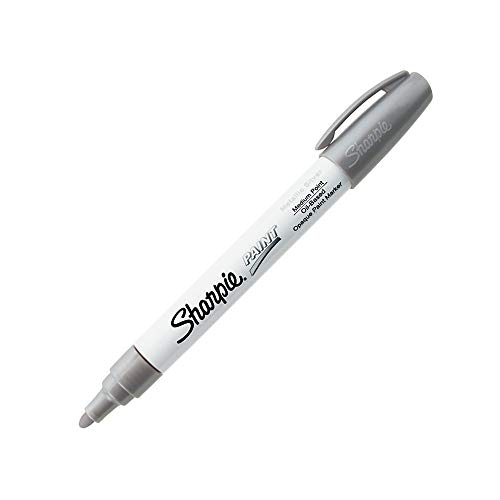 Sharpie Permanent-Marker, mittlere Spitze, silberfarben von SHARPIE