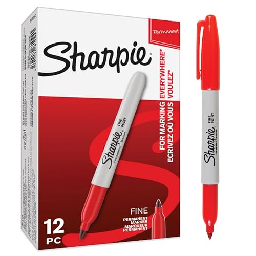 Sharpie Permanent Marker | Marker Stifte mit feiner Spitze | Grün | 12 Stück Market Set von SHARPIE