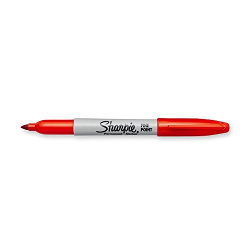 Sharpie Optical Orange Permanentmarker, feine Spitze, 1 Stück von SHARPIE