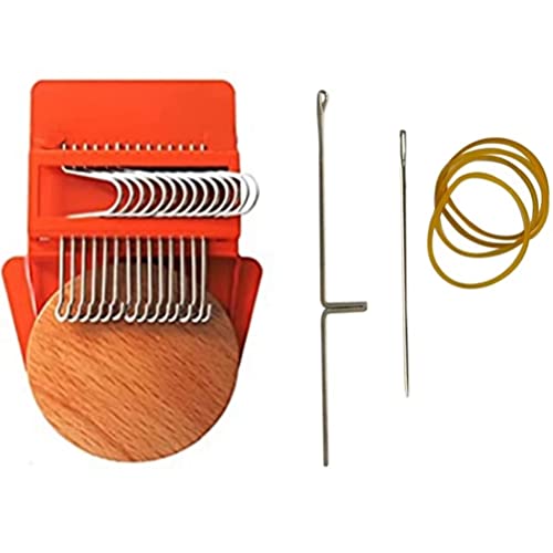 SHARRA Small Speedweve Type Weave Tool Schnell Mini Mending Hand Weaving Tool Repair Tool Kit Haushalt Einfach zu tragende Strickmaschine Speedweave Stopfmaschine von SHARRA